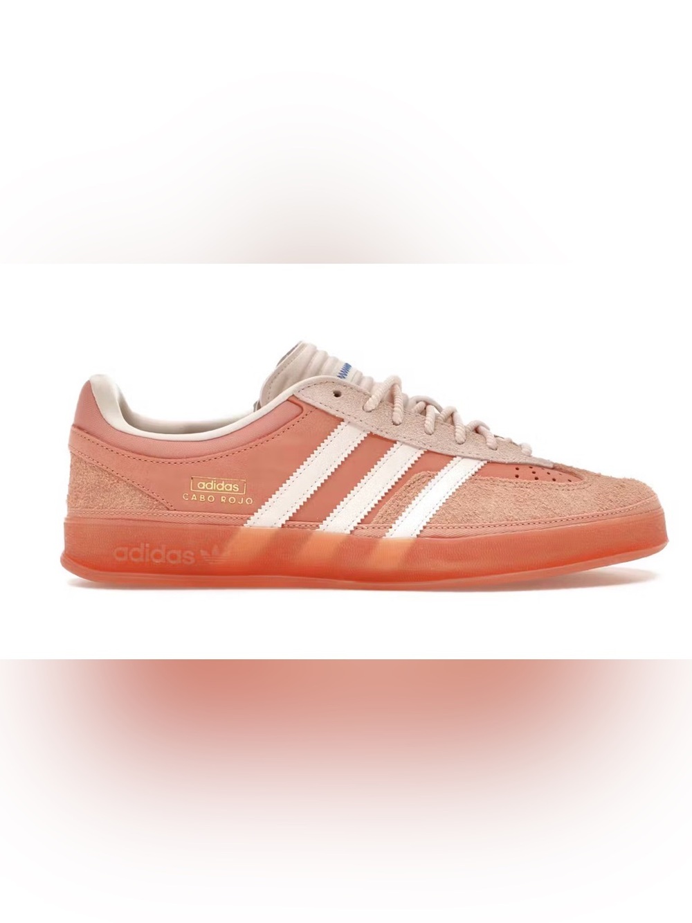 Adida’s Unisex Bad Bunny Caba Rojo Gazelle Indoor Shoes MEN’S 7.5, NEW IN BOX